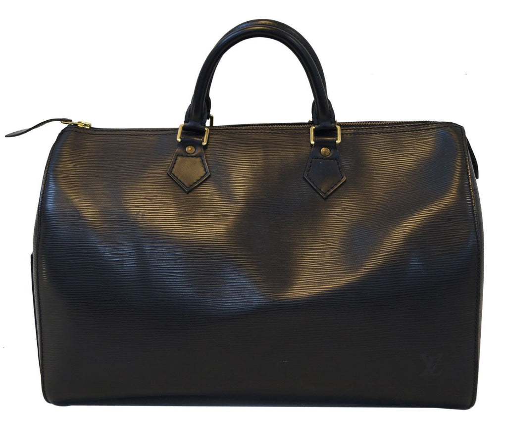 Louis Vuitton Epi Speedy 35 Hand Boston Bag Noir – Timeless Vintage Company
