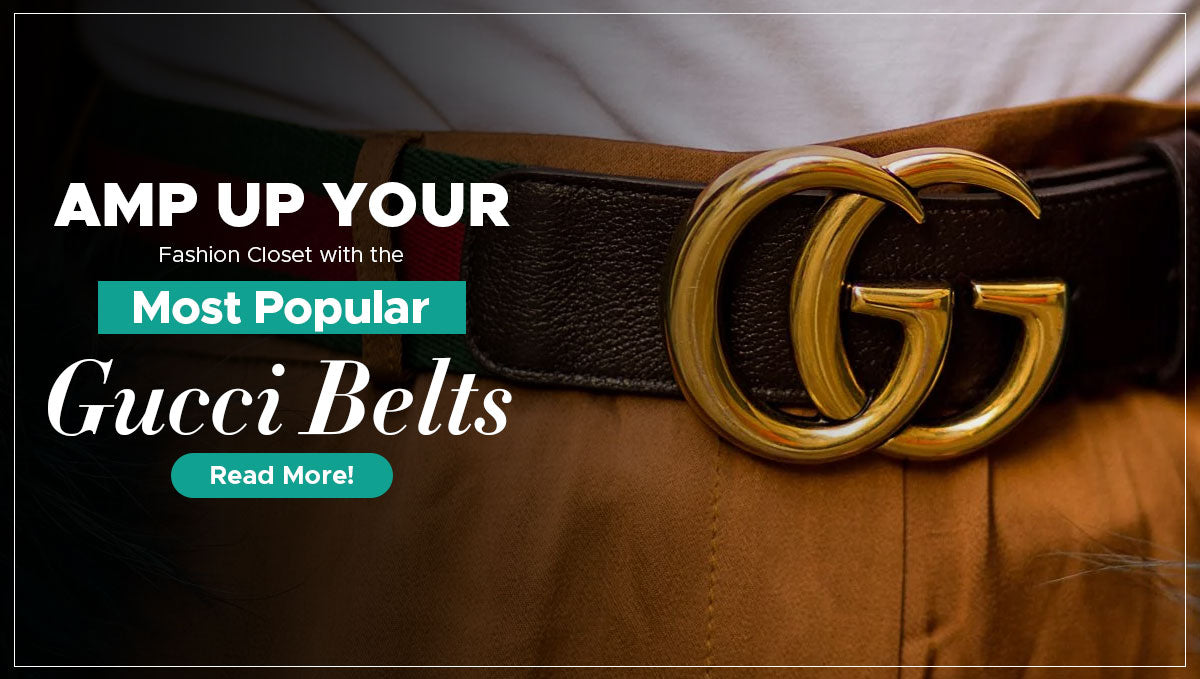 Gucci Signature Leather Belt - Black - Belts