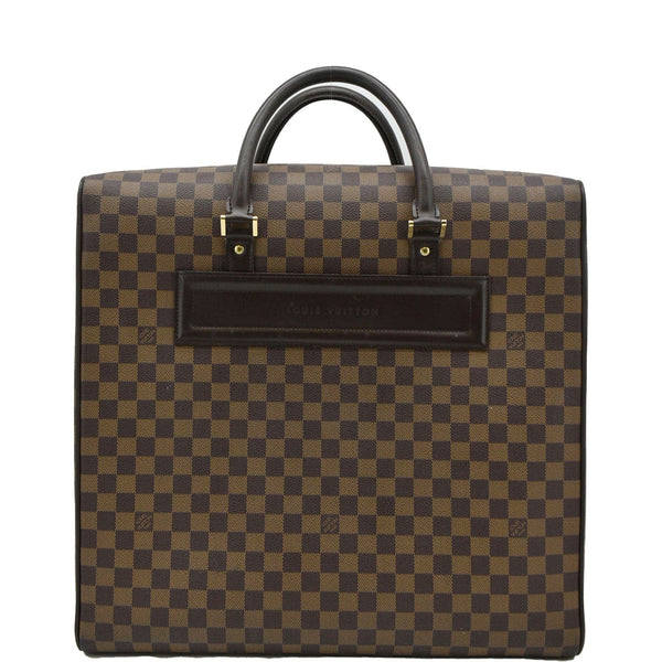 LOUIS VUITTON Nolita PM Damier Ebene Travel Bag Brown