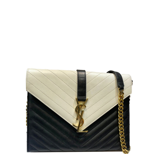 Yves Saint Laurent Chain Envelope Bicolor