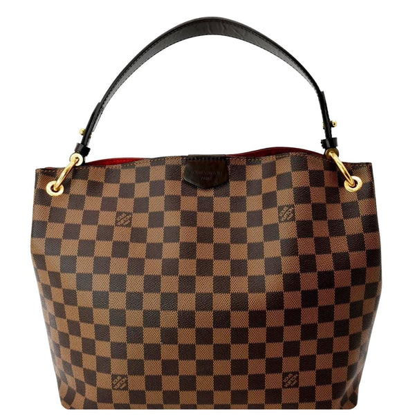 LOUIS VUITTON Graceful PM Damier Ebene Shoulder Bag Brown