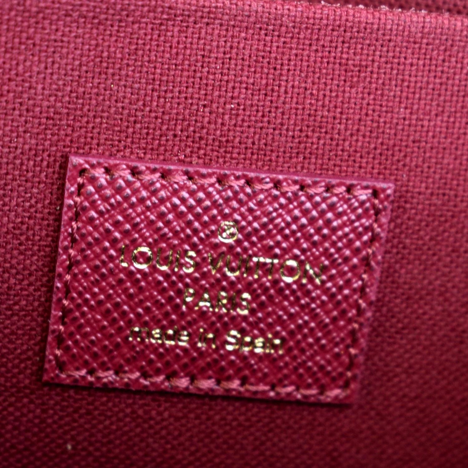 Louis Vuitton Monogram Canvas Fuchsia Felicie Pochette Bag