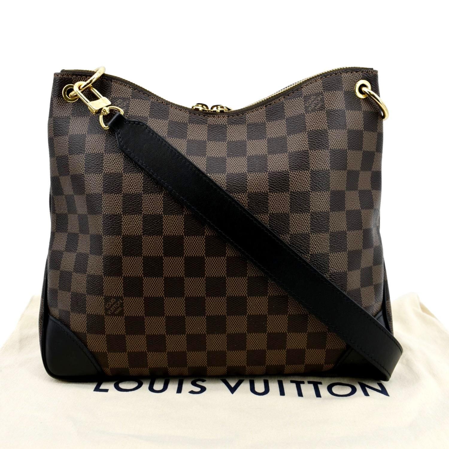 Louis Vuitton, Bags, Newauthentic Louis Vuitton Damier Ebene Odeon Tote  Pm Crossbody Purse