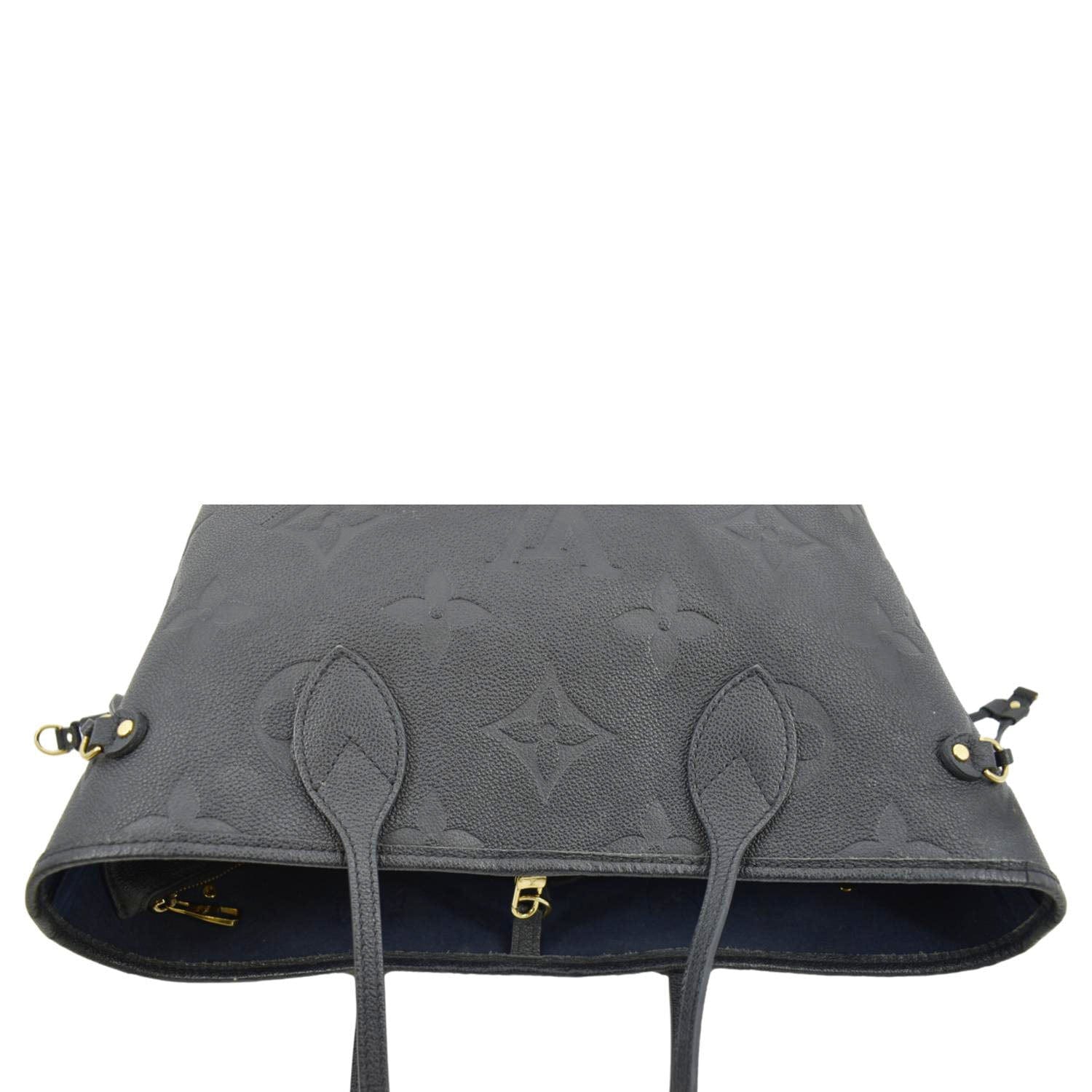 Louis Vuitton Monogram Empreinte Leather Neverfull MM Black