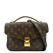 LOUIS VUITTON Metis Pochette Monogram Canvas Crossbody Bag Brown