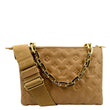 LOUIS VUITTON Coussin PM Monogram Embossed Shoulder Bag Camel