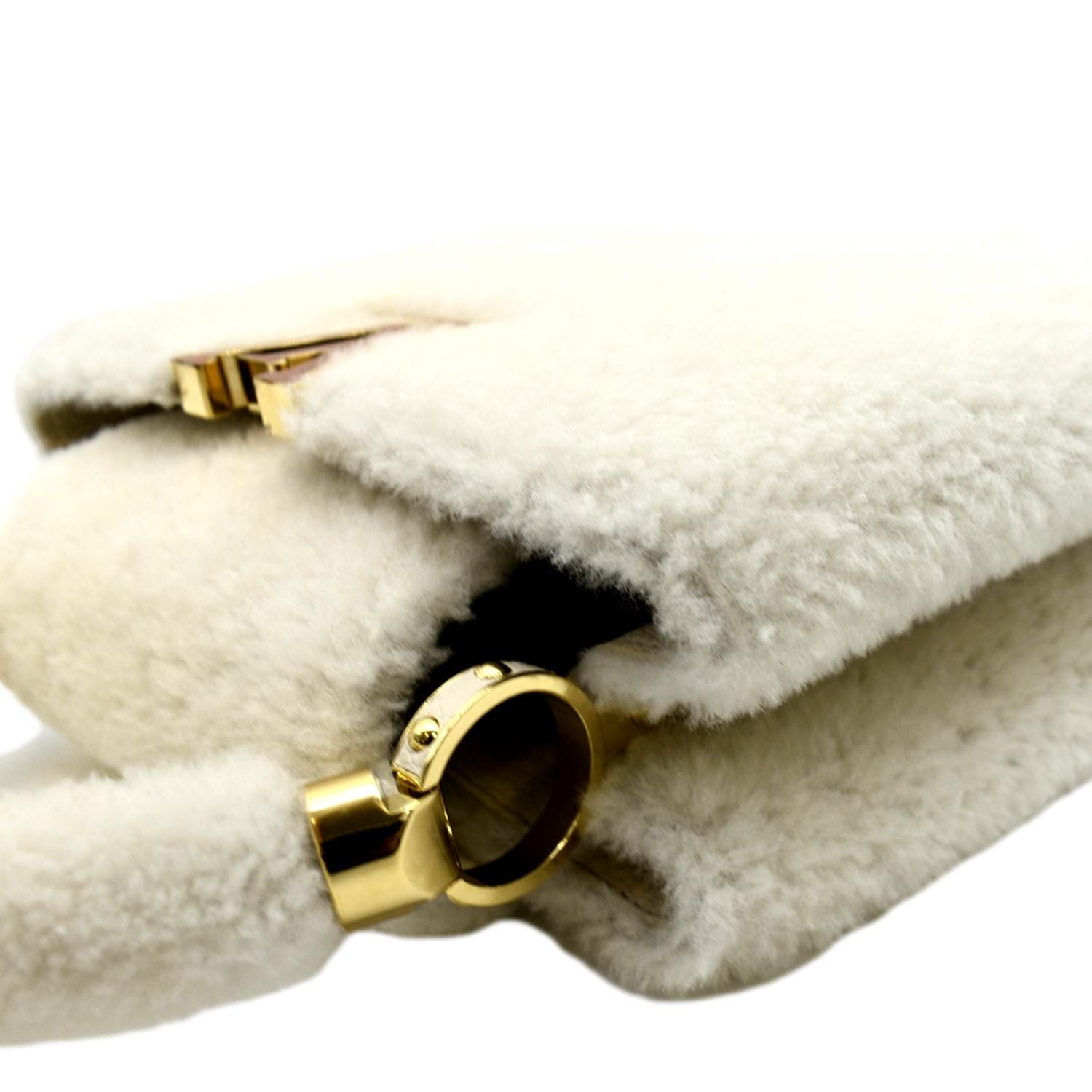 Louis Vuitton Capucines Shearling PM Bag