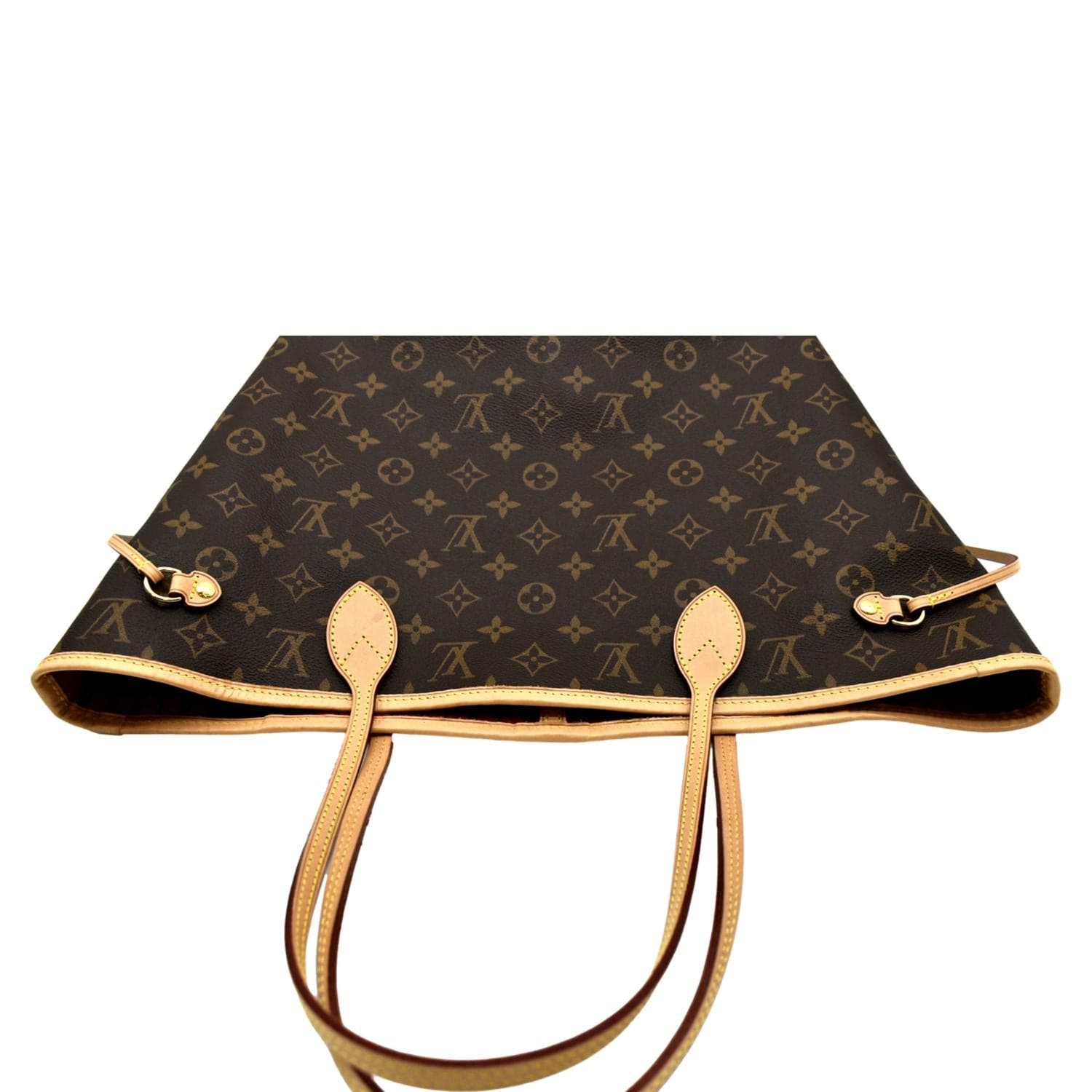 Louis Vuitton Brown Monogram Coated Canvas Neverfull GM Gold