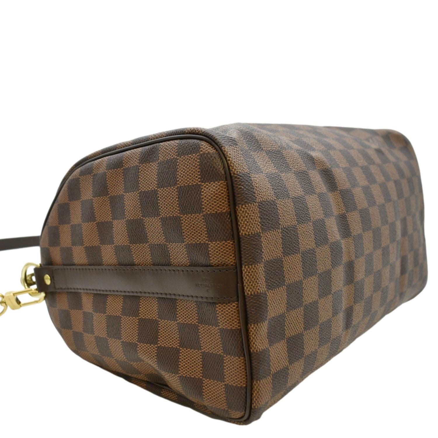 Louis Vuitton Speedy Bandouliere 30 Brown Damier Ébène Canvas Shoulder -  MyDesignerly