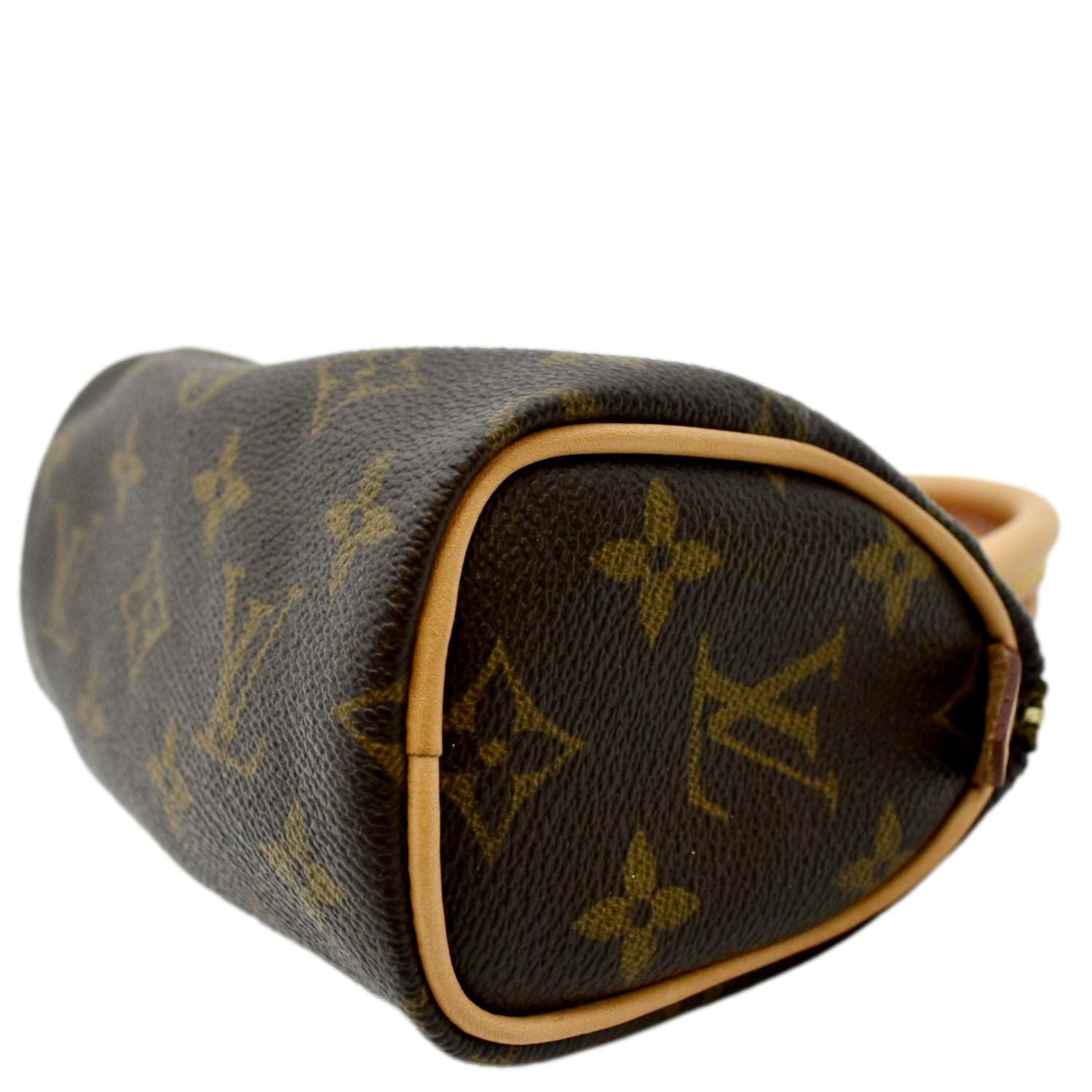 Louis Vuitton Monogram Canvas and Leather Mini HL Speedy Bag at 1stDibs