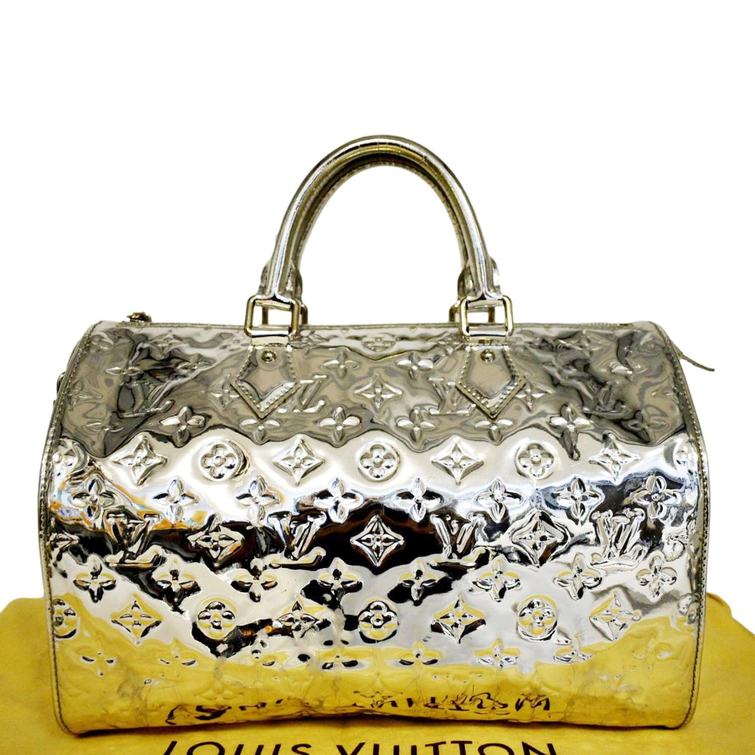 Louis Vuitton Limited Edition Gold Monogram Miroir Speedy 35
