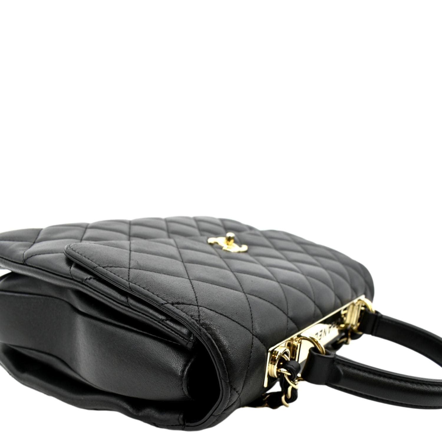 Chanel Quilted Lambskin Top Handle Flap Bag – STYLISHTOP