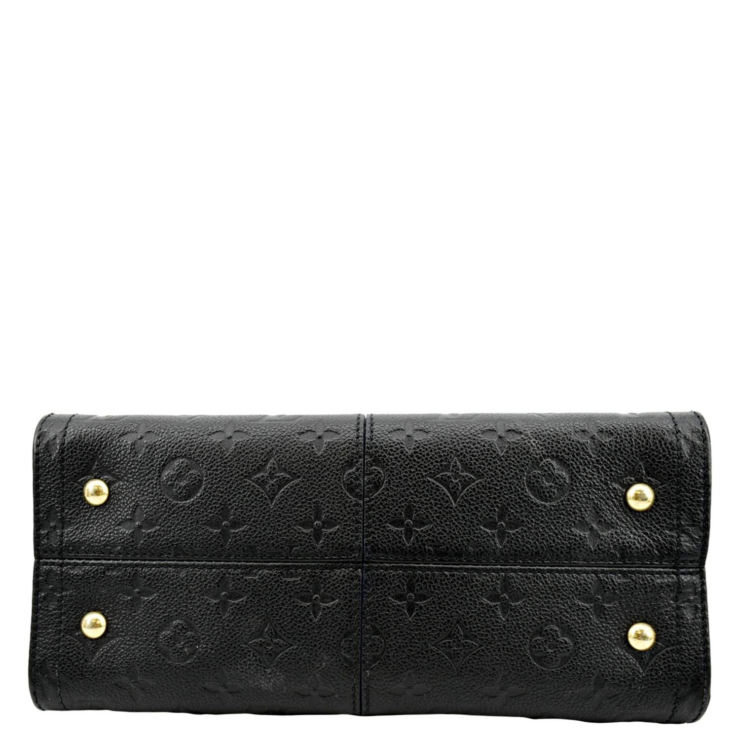 Louis Vuitton Black Monogram Empreinte Leather Sully PM Bag Louis Vuitton