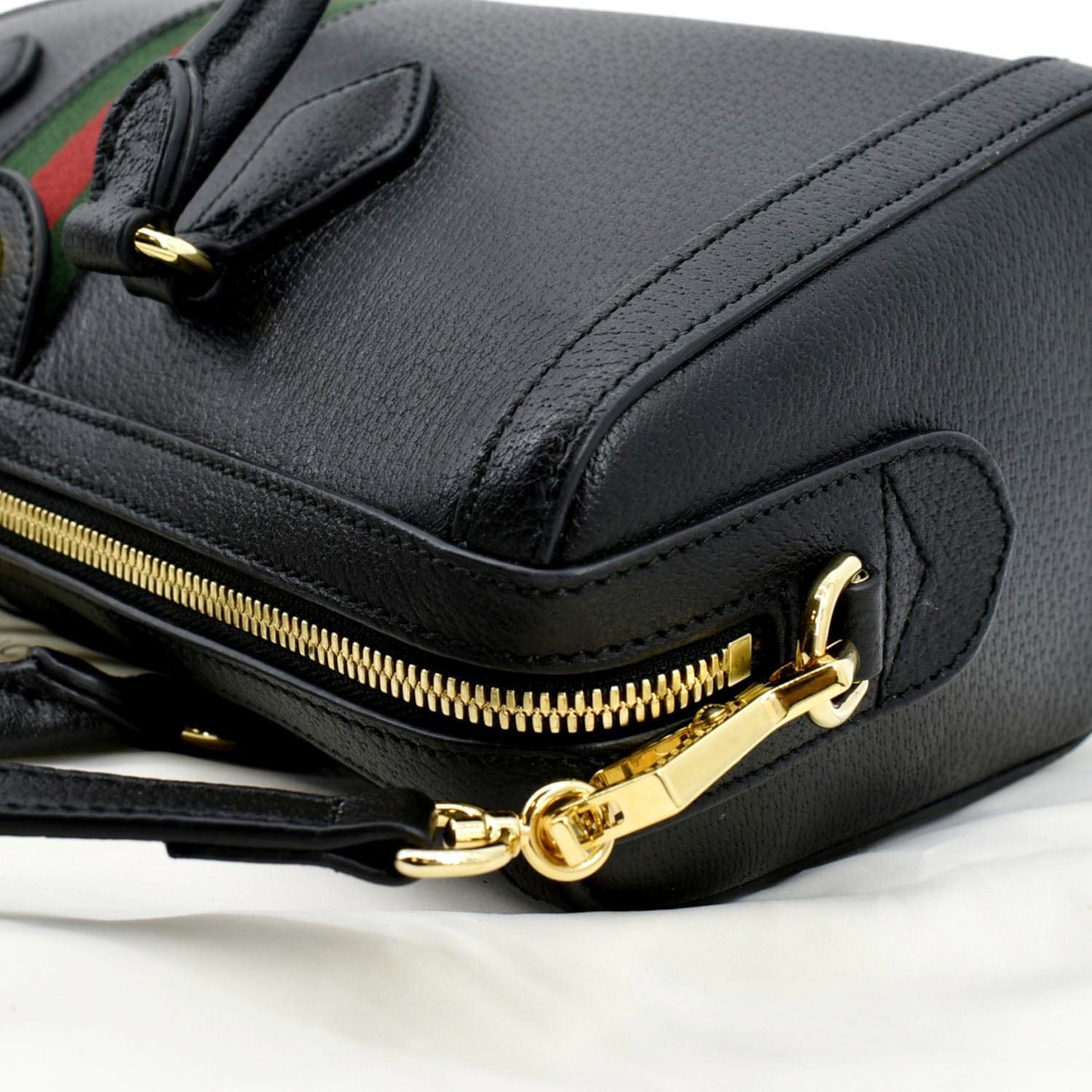 Gucci Black Leather Ophidia Medium Boston Bag Crossbody - A World Of Goods  For You, LLC