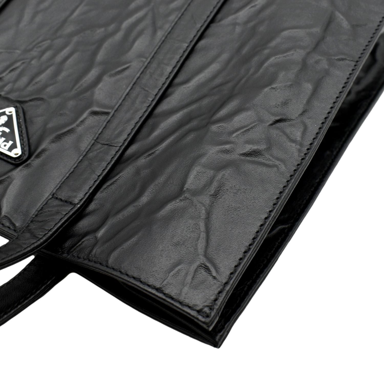 Shop Prada Medium Antique Nappa Leather Top Handle Bag