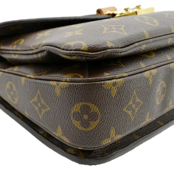 LOUIS VUITTON Metis Pochette Monogram Canvas Crossbody Bag Brown