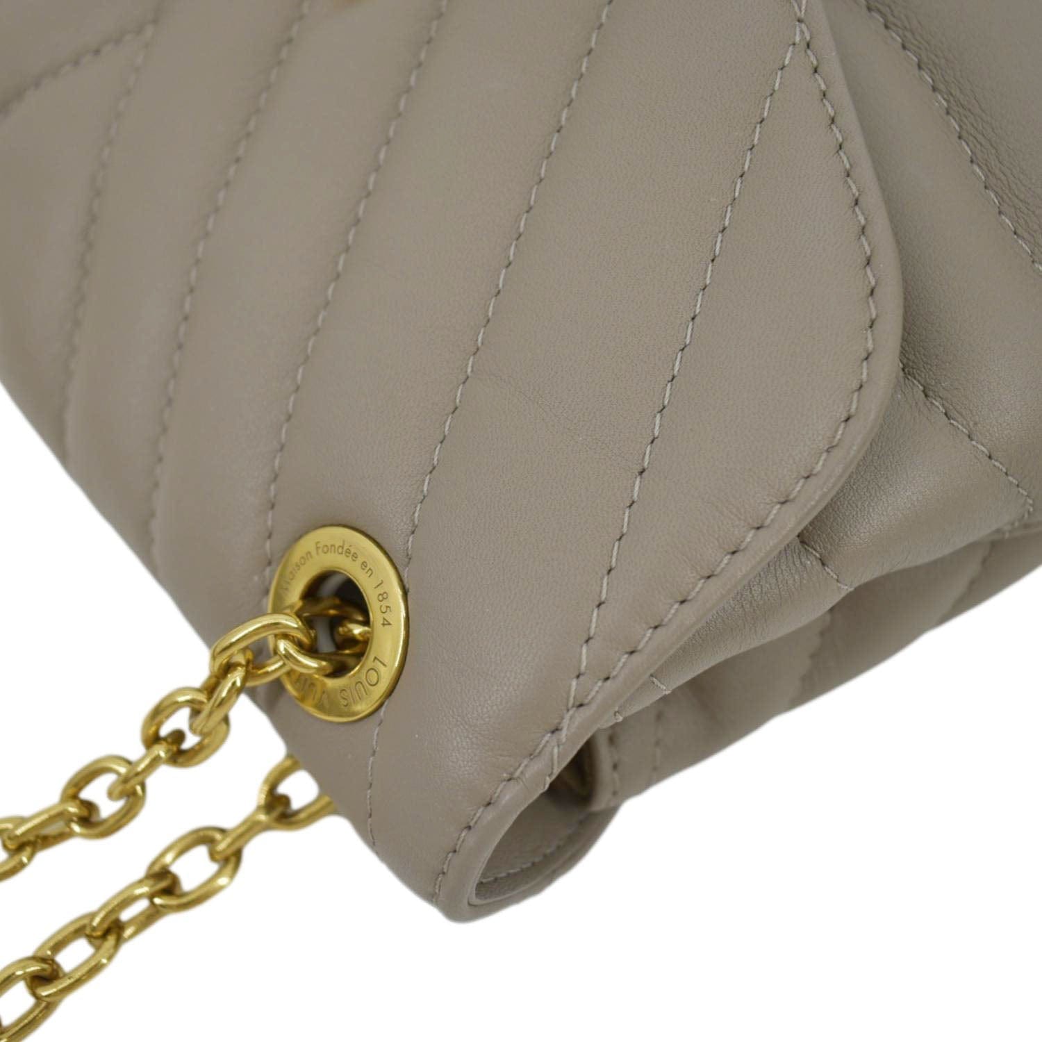 Louis Vuitton Taupe Calf Leather New Wave Chain MM For Sale at 1stDibs