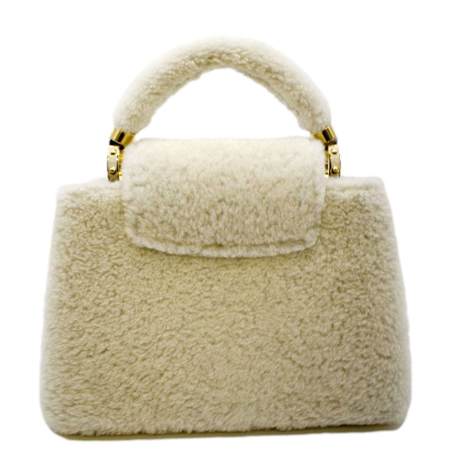 Louis Vuitton Capucines Bag Teddy Fleece Pm