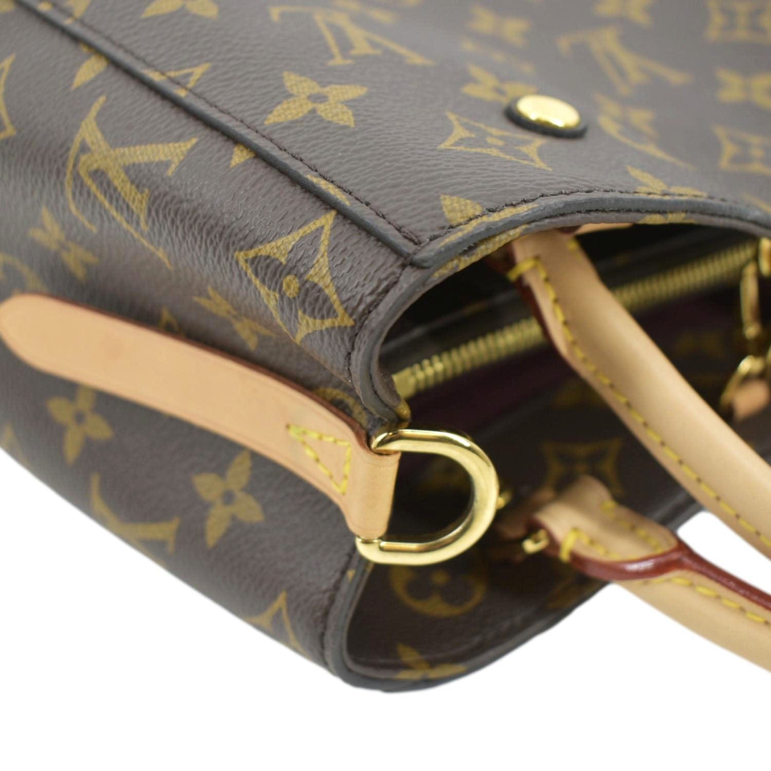 Montaigne cloth handbag Louis Vuitton Multicolour in Cloth - 34321751