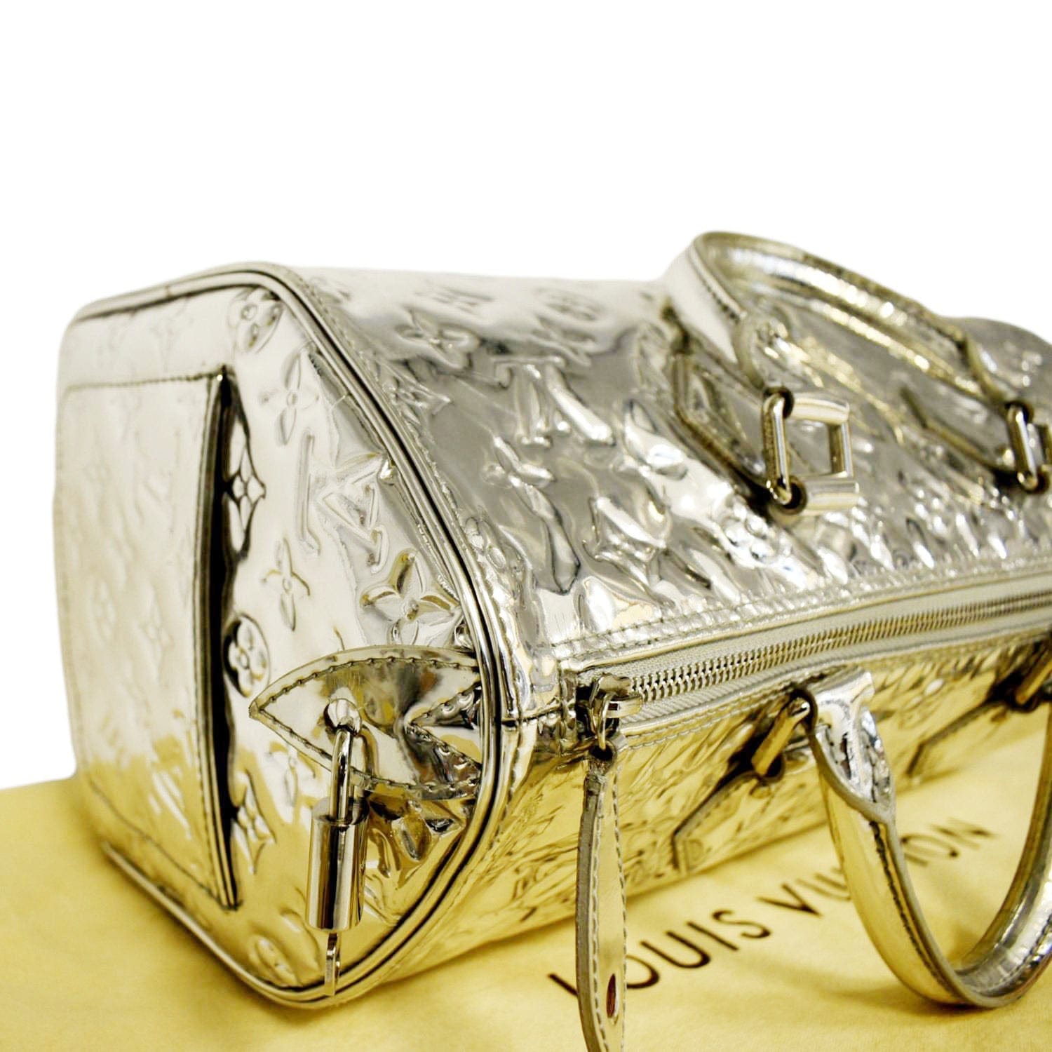 Louis Vuitton Monogram Miroir Speedy 30 - Silver Handle Bags, Handbags -  LOU631956