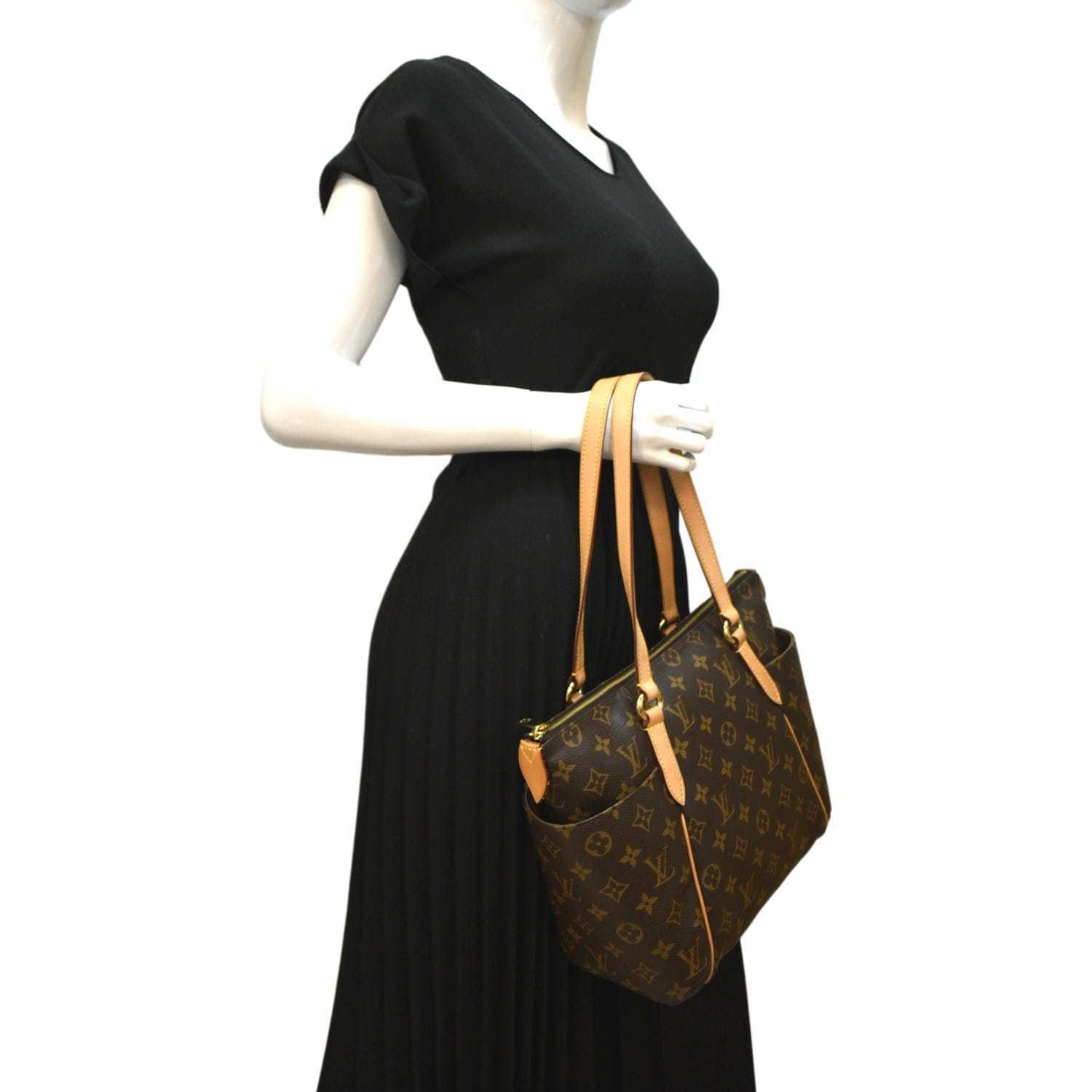 Louis Vuitton Monogram Totally PM Zip Tote Shoulder Bag