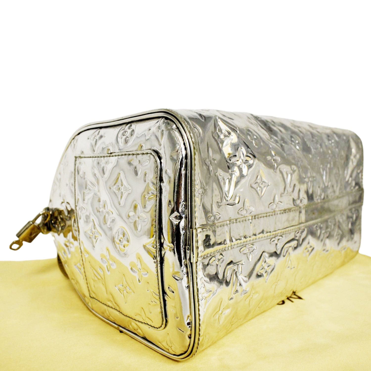 Vintage Louis Vuitton Silver Monogram Miroir Papillon Bag