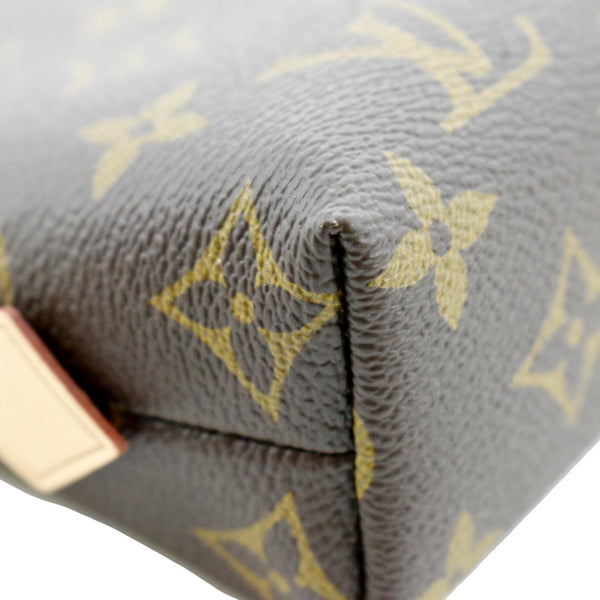 Louis Vuitton Monogram Canvas Cosmetic Pouch in Brown - Bottom Left