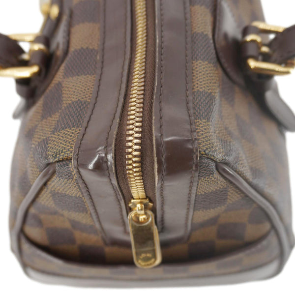 LOUIS VUITTON Berkeley Damier Ebene Satchel Bag Brown