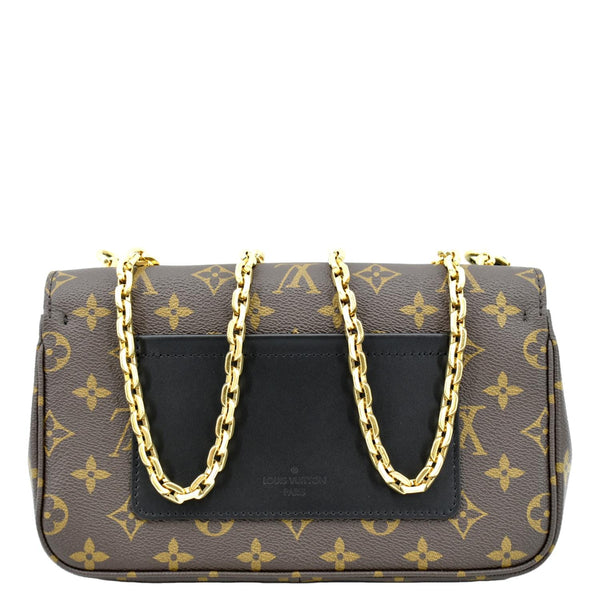 LOUIS VUITTON Marceau Monogram Canvas Shoulder Bag Black