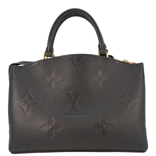 LOUIS VUITTON Petit Palais Monogram Empreinte Leather Shoulder Bag Black