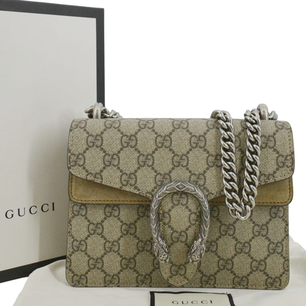 Dionysus Medium bag in brown suede Gucci - Second Hand / Used – Vintega