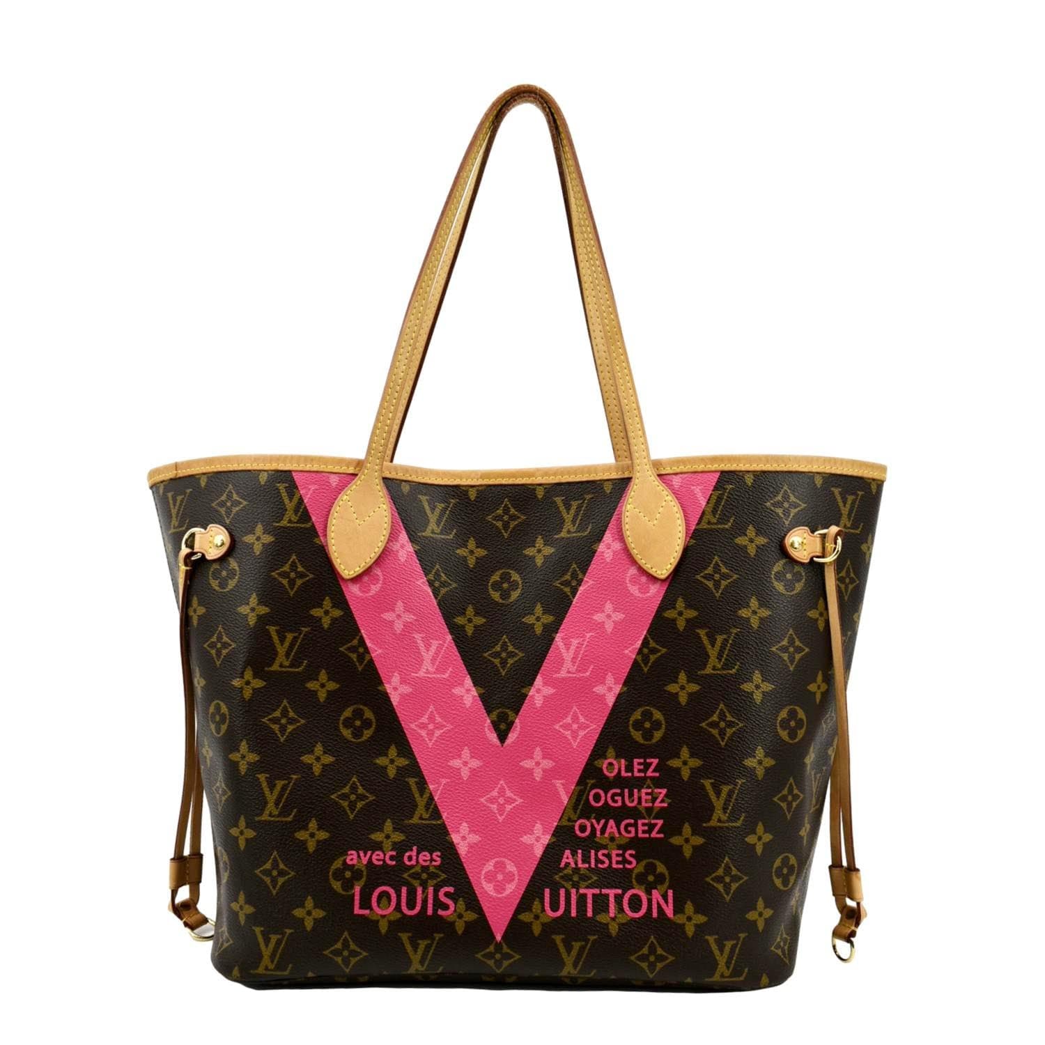 Louis Vuitton Limited Edition 2015 Grenade Monogram V Neverfull MM Tote Bag