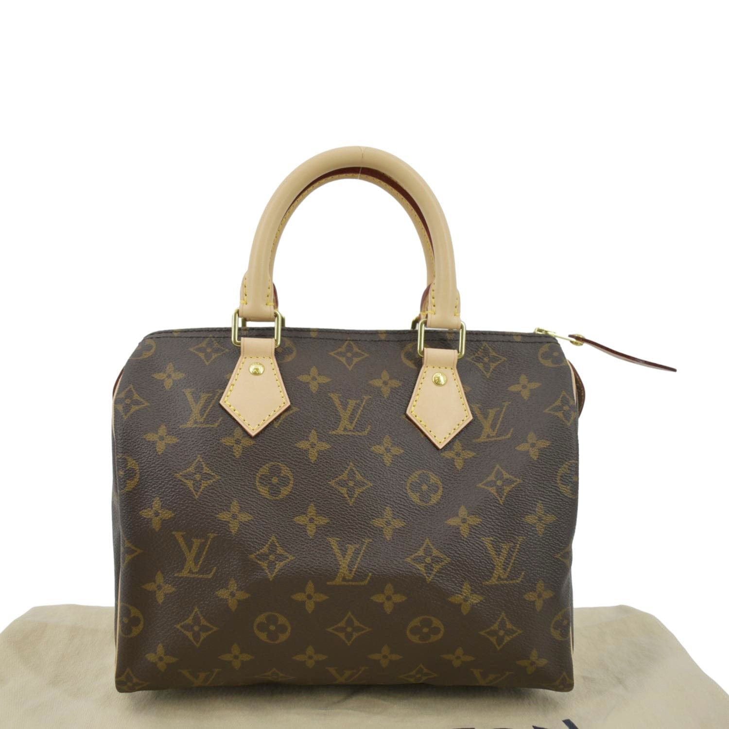 Louis Vuitton Monogram Speedy 35 Handbag, Brown, Coated Canvas