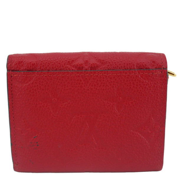 LOUIS VUITTON Victorine Monogram Emperiente Wallet Scarlet