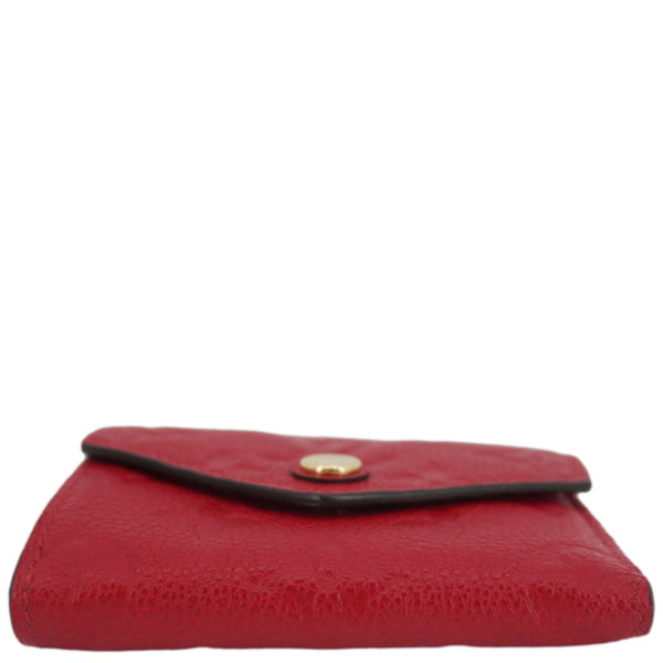 LOUIS VUITTON Victorine Monogram Emperiente Wallet Scarlet