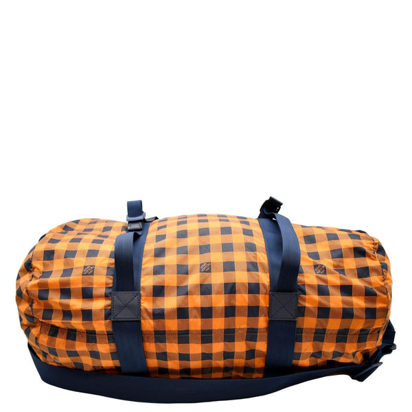 LOUIS VUITTON Keepall 50 Adventure Practical Nylon Damier Masai Duffle Travel Bag Orange - Hot Deals