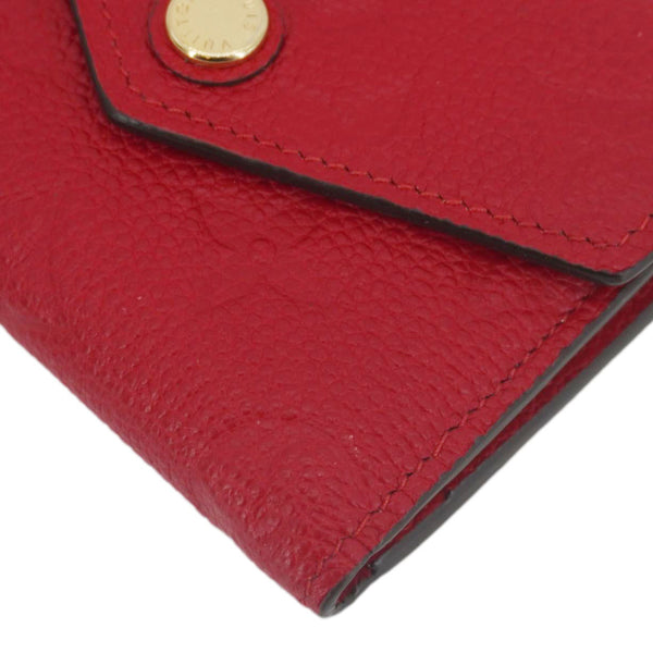 LOUIS VUITTON Victorine Monogram Emperiente Wallet Scarlet