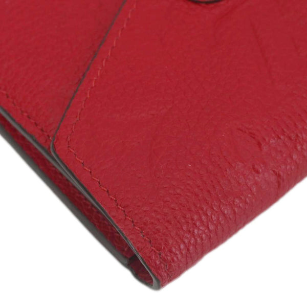 LOUIS VUITTON Victorine Monogram Emperiente Wallet Scarlet