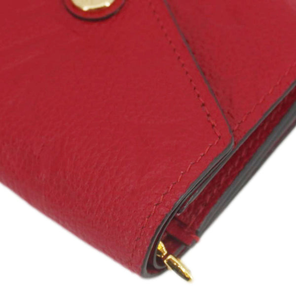 LOUIS VUITTON Victorine Monogram Emperiente Wallet Scarlet