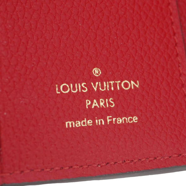 LOUIS VUITTON Victorine Monogram Emperiente Wallet Scarlet