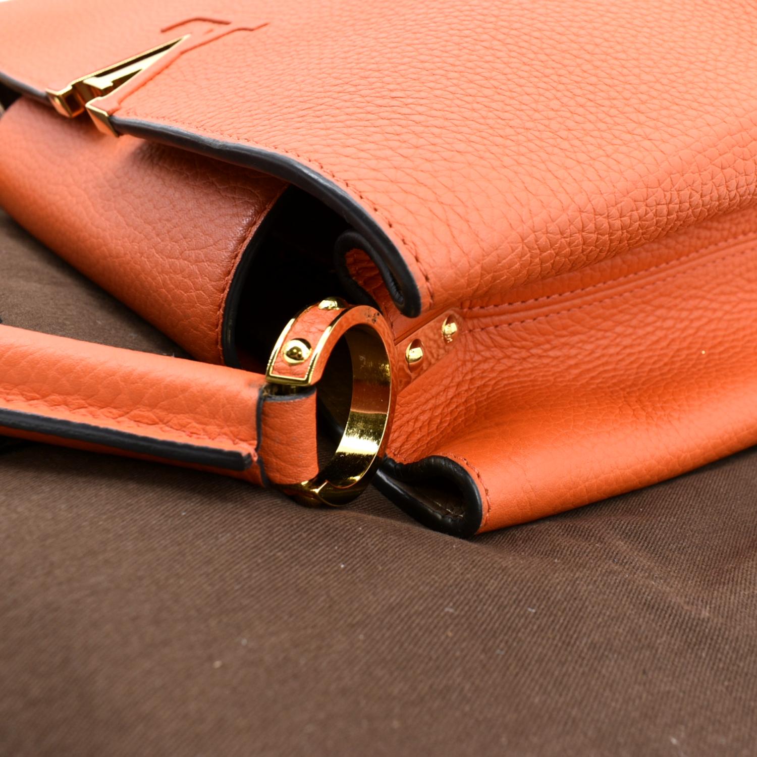 Louis Vuitton Taurillon Capucines BB Braided Handle - Orange Handle Bags,  Handbags - LOU640594