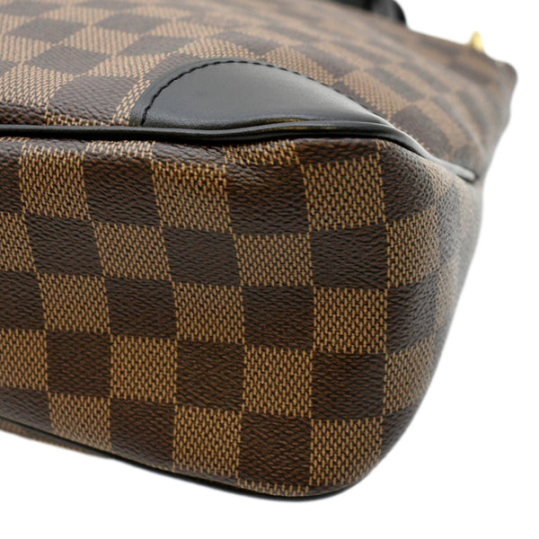 LOUIS VUITTON Odeon MM Damier Ebene Shoulder Bag Black/Brown