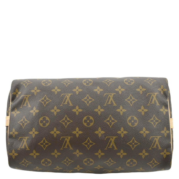 LOUIS VUITTON Speedy 30 Bandouliere Monogram Canvas Shoulder Bag Brown