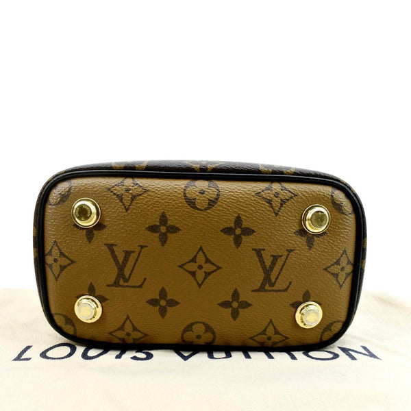 LOUIS VUITTON Vanity PM Monogram Reverse Canvas Crossbody Bag Brown