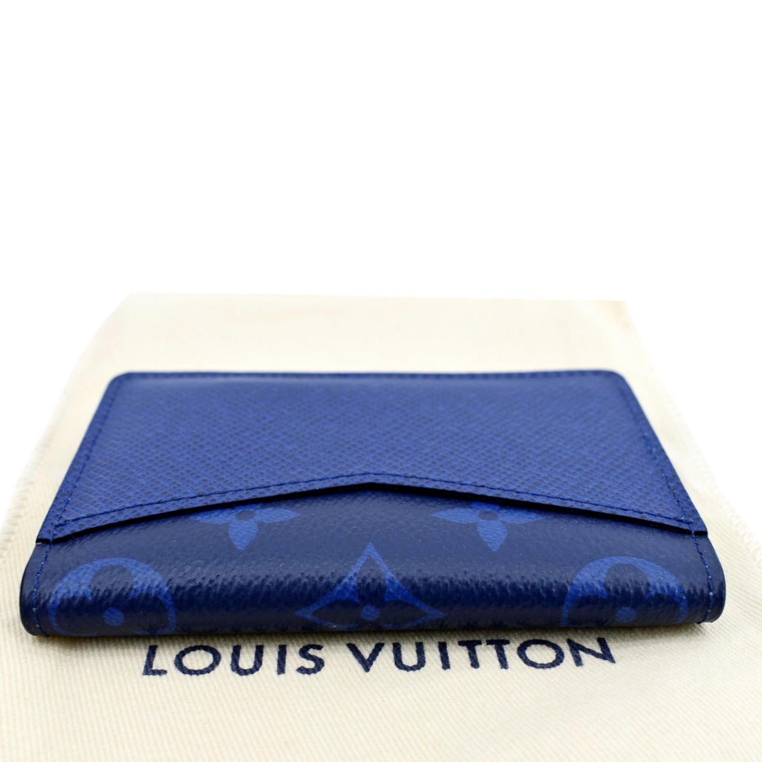 Louis Vuitton Coin Card Holder Monogram Pacific Taiga BlueLouis Vuitton Coin  Card Holder Monogram Pacific Taiga Blue - OFour