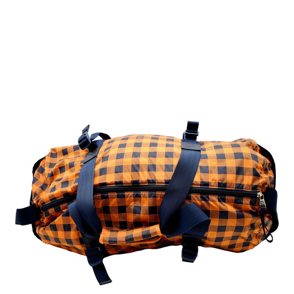 LOUIS VUITTON Keepall 50 Adventure Practical Nylon Damier Masai Duffle Travel Bag Orange - Hot Deals