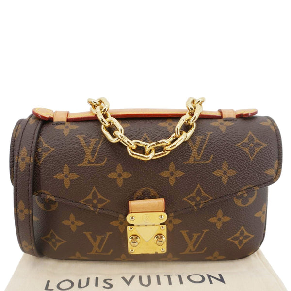 LOUIS VUITTON Metis East West Pochette Monogram Canvas chain Shoulder Bag Brown