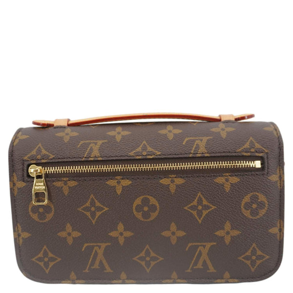 LOUIS VUITTON Metis East West Pochette Monogram Canvas chain Shoulder Bag Brown