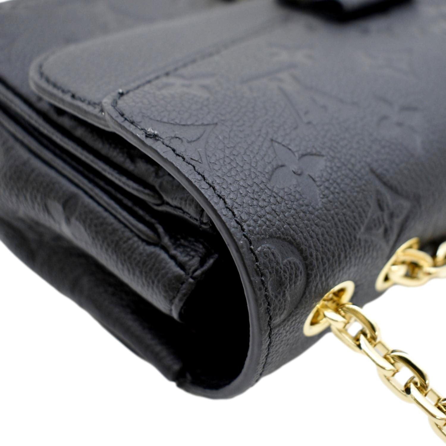 Louis Vuitton Marceau Monogram-Embossed Chain Bag (Black)