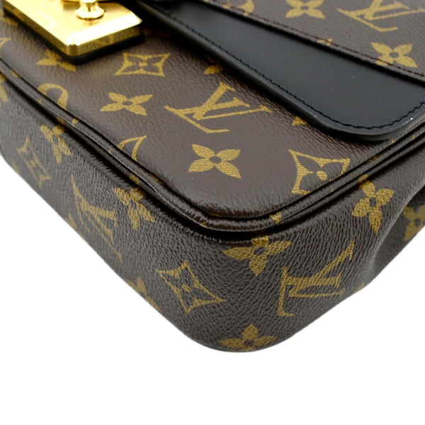 LOUIS VUITTON Marceau Monogram Canvas Shoulder Bag Black